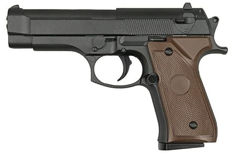 Saigo Defense Airsoft Pistol- Galaxy G22 -Modello a Molla -Colore: Nero -Materiale: plastica ABS e Metallo -Wattaggio 0,2 Joule