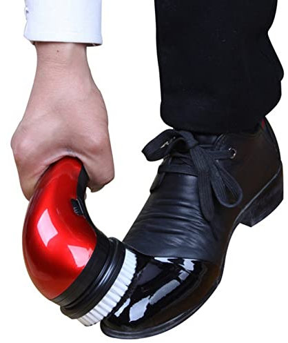 CASOTA Shoe Shine Electric Polisher Polishing Handheld Automatic Cleaning Kit for Leather Bags Clothes