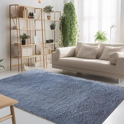 STGAO Alfombras de Área 80 x 220 cm Lavable Antideslizante Alfombra de Cama Súper Suave para Comedor, Dormitorio, Pasillo y Habitación Juvenil, Gris