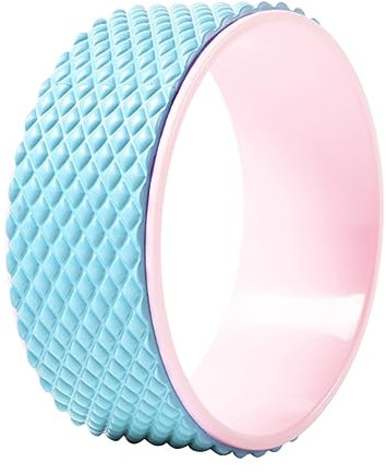 POPETPOP Yoga Rad Für Rückbeugen Yoga- -Kreis Fitness-Roller -Ring in Taillenform Trainingsgerät Für Oberschenkel Und Oberarme Blau