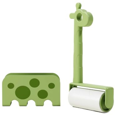 Fusselroller Für Tierhaare | Fusselentferner Roller Wiederverwendbar,Wiederverwendbares Giraffenform Reinigungs Tool Tragbarer Tierhaarentferner Für Katze Hund Tier Teppich Möbel Auto Reise