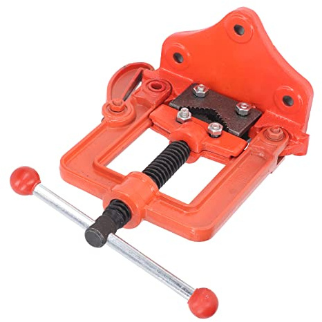 Dioche étau à Tuyaux Étau à Tuyaux d'établi - Enfileur à Pince à Charnière Robuste | Outil de Plomberie Durable avec Force de Serrage élevée et Application Polyvalente