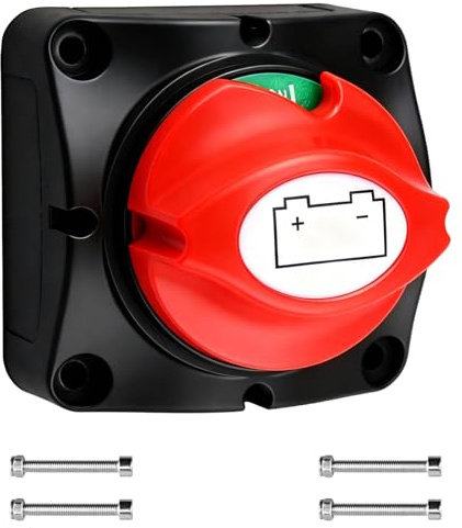 Batterie Trennschalter 12V 24V 48V - 200A Batteriehauptschalter