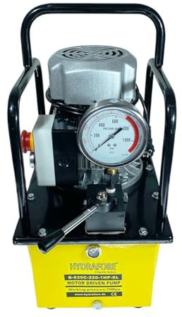 Einfachwirkende Hydraulikpumpe mit man. Ventil (0.75kW/220V/8L) (B-630C-220-1HP-8L)