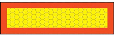 Caledonia Signs 56348 Ece70 Vehicle Marking Plate, Boxed, 600 mm X 200 mm