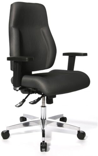TOPSTAR PI99GBD3 Bürodrehstuhl P91 inklusive Armlehne AL.G3, Bezug grau