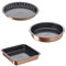 Tefal Airbake Springform 23 cm + Kastenform quadratisch 23 cm + Tortenform 27 cm, perfektes Backen, Antihaftbeschichtung, gesundes Kochen, umweltfreundlich, spülmaschinenfest, YY4832FA