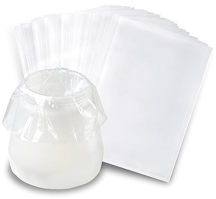 Paint Sprayer Parts, 50 Pcs Paint Sprayer Bags, 7.8'' X 11.8'' Sprayer Cup Liners, Transparent Spray Gun Cup Canister Liners for Wagner Paint Sprayer