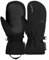 Reusch Helena R-TEX XT Mitten extra warme, wasserdichte, winddichte und atmungsaktive Fäustlinge Fausthandschuhe Winterhandschuhe Schneehandschuhe Skihandschuhe für Damen, schwarz/silber, 6
