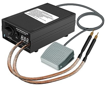 OSMARI Saldatrice a Punti Portatile Saldatrice a Punti Ricaricabile a Batteria al Litio 8000W Saldatrice a Set Completo Fai-da-Te per Uso Domestico ad Alta Potenza