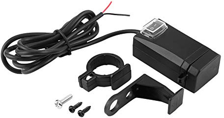 Motorcycle USB Power Supply USB QC3.0 USB2 Port DC 12-24V Motorcycle USB Socket USB USB Port 3.0 Fast Charging with Switch Universal for Motorcycles