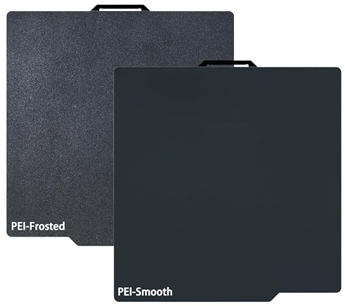 Druckplatte für Bambulab X1, X1C, X1E, P1P, P1S, A1: OUZRTG 257x257mm Federstahl Textured PEI Druckbett für Bambu Lab 3D Drucker Build Plate Plattformen