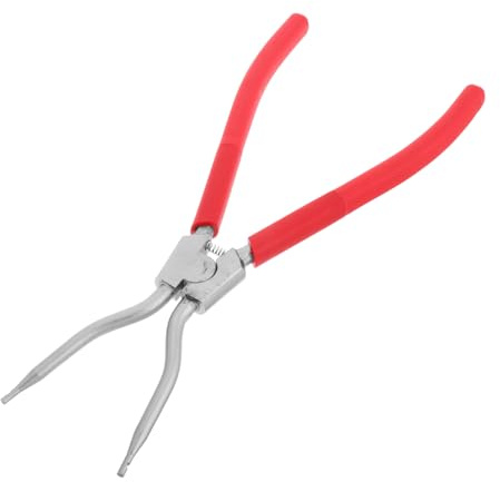 HOOTNEE Pince à Ressort pour Machine à Laver, Outil de Retrait Intérieur et Extérieur en Acier Inoxydable, Facile à Utiliser, pour Maintenance et Réparation, Rouge