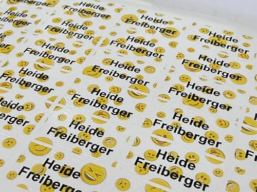 Coole Namensschilder/Etiketten zum Aufkleben auf die Kleidung – kein Nähen oder Bügeln erforderlich für Schulkinder und Pflegeheime (60)