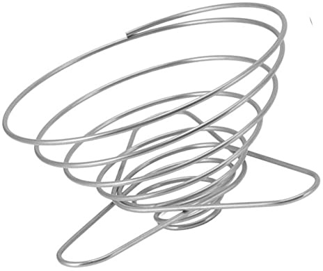 Haofy Tazza Filtro caffè Pieghevole in Acciaio Inossidabile 18/8 con Base Treppiede Antiscivolo Supporto Gocciolatore caffè per Campeggio all'aperto, Zaino in Spalla, Uso Quotidiano (L)