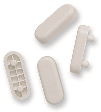 PARACOLPI H 12 mm. 4 Pz. COPRIVASO SEDILE WC GOMMINI COPRIWATER LEGNO POLIESTERE