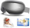 RENPHO Eyeris 1- Augenmassagegerät mit Wärme, Vibration und Musik über Bluetooth, Massagebrille hilft bei Augenringen und trockenen Augen, verbessert Schlafqualität, geschenke für Frauen/Männer