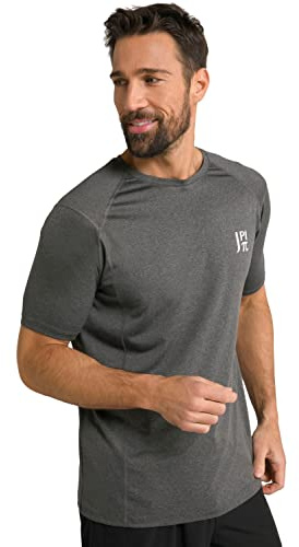 JP 1880 Herr Jay-pi Funktions-skjorta Flexnamic, Halbarm, Quickdry T, Antracitmelange, 7XL