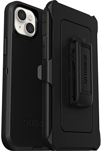 OtterBox Defender Case for iPhone 14 Plus, Shockproof, Drop Proof, Ultra-Rugged, Protective Case, 4x Tested to Military Standard, Black