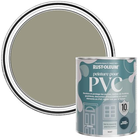 Rust-Oleum Green uPVC Door and Window Paint in Matt Finish - Grounded 750ml