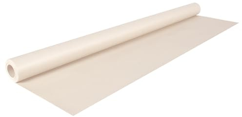 Papiertiger Farbiges Kraftpapier auf Rolle, ideal für Geschenkideen und Bastelprojekte (Elfenbein, 1 Rolle 10m x 70cm)