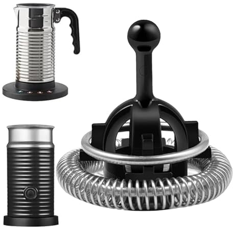 Nespressos Whisk - Replacement Frother Whisk, Stainless Steel Milk Frother Replacement - Espresso Machine Milk Fröther - Aeroccinos, Nespressos, Coffee, Tea & Espresso Accessories - Dishwasher Safe