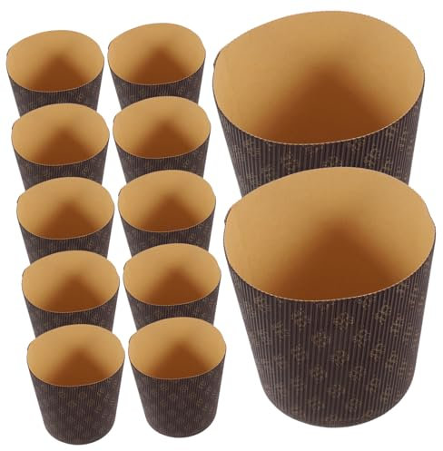 SECFOU Moldes De Papel Para Pasteles y Cupcakes 4 Pulgadas, Revestimiento Resistente Grasa, Papel Para Hornear Muffins, Pan Italiano, Adecuado Para Repostería Casa y Eventos, Paquete De 25 Unidades