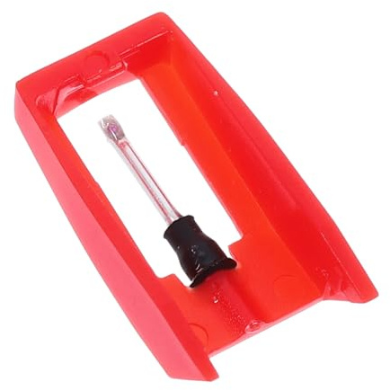 QUMIIRITY Stylus Aiguille de Rechange Aluminium pour Gramophone et Tourne Disque Compatible Phonographe Remplacement Facile avec Tige Aluminium Antivibration pour Haute