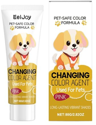 Tinte Para Perros - Suministros Para Mascotas De Larga Duración,Solución Para Color Uniforme Del Pelo De Perro - Para Gatos Cachorros Hogar Viaje Cosplay Aseo Espectáculos Sesiones De Fotos