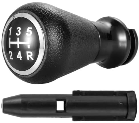 XIAOYANS Pomo Cambios Palanca Para Peugeot 106 206 306 406 107 207 307 407 301 308 2008 3008 Perilla Cambio Marchas Automática Transmisión Manual Automóvil(Negro)