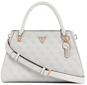 GUESS Noelle Ii Luxury Satchel LGW - LATTE LOGO BROWN One Size
