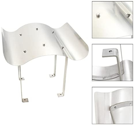 Generico Comignolo per Canna Fumaria in Acciaio Inossidabile 70 x 70 x 37 cm,Accessori caminetti e stufe a Legna