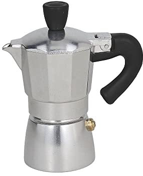Tognana Mirror Caffettiera Moka, 0,5 Tazza, Alluminio, Grigio