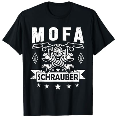 Mofa Schrauber Moped Zweitakter Motor frisieren Werkstatt T-Shirt