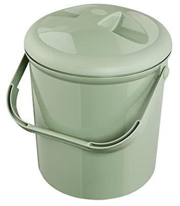 Rotho Babydesign, Bella Bambina, Windeleimer geruchsdicht ohne Nachfüllkassetten, umweltfreundlich & hygienisch, ideal für Wickeltisch & Kinderzimmer, 26×23×37 cm (L×B×H), Grün