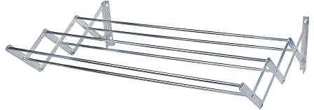 Cofan Tendedero Extensible para Pared | Fabricado en Aluminio | Plegable con 6 Barras de Secado | Medida: 80 x 45,5 cm