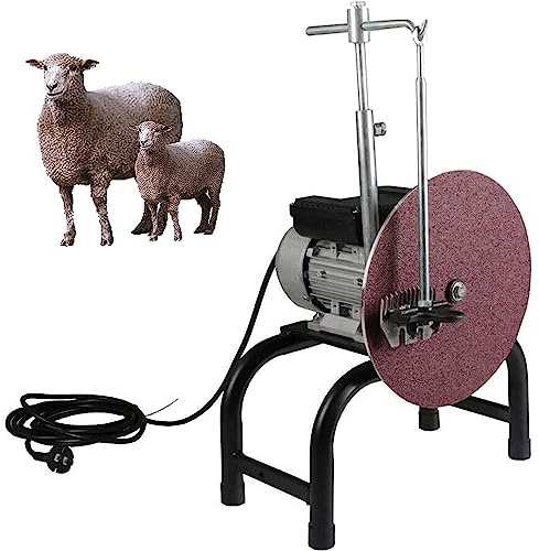 Sheep Clipper Blade Sharpener 480W Professional Animal Grooming Clippers - Electric Grinder Sharpening Grinding Machine for Wool Scissors & Goat Shears