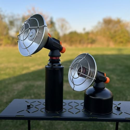 Portable Heater, Outdoor Mini Heater, Winter Gas Heating Stove Without Gas Tank, For Camping, Hiking, Fishing, And Skiing