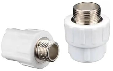 1 Pieza PPR20/25/32/40/50/63/75 Adaptador Reductor Directo de Cable Exterior Accesorios de tubería de Agua PPR(Chocolate)