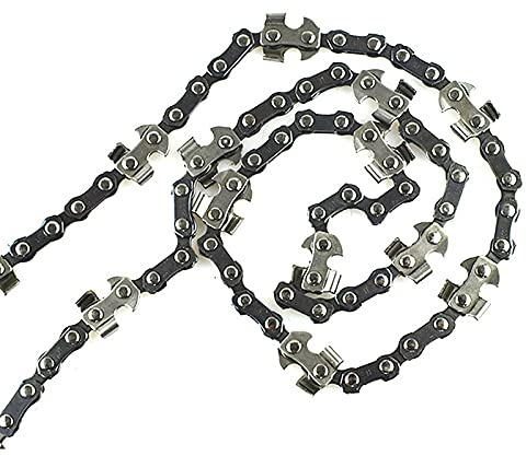 Hand Kettensäge, Mehr Biss mit 42 Zähnen aus Carbonstahl Handkettensäge Mit 121CM Lang Säge Auf Doppelter Seite Und Zwei 7.2M Seile, für Camping Garten Survival