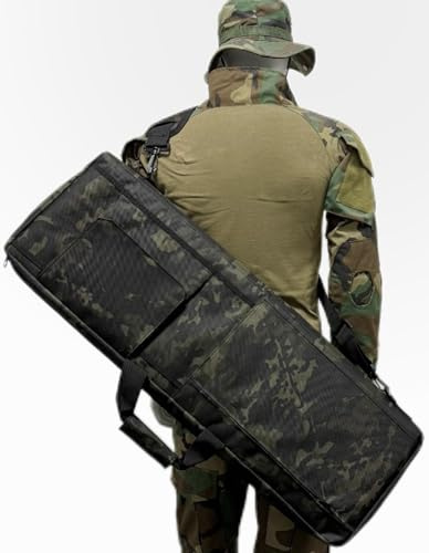 Sacca Per Fucile Da Caccia,Borsa Morbida Per Fucili,Borsa Tattica Per Fucili Custodia Per Il Trasporto Di Armi Da Fuoco,Custodia Imbottita Per Armi Militari, Tattiche Campeggio Borsone E,85cm