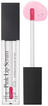 Sérum repulpant pour les lèvres rose, sérum booster pour les lèvres rose, gloss illuminateur changeant de couleur, rouge à lèvres hydratant, gloss changeant de couleur 5,5 g