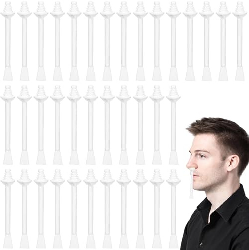 100 Stück Nasenwachs Stäbchen, Nasenhaar Wachs Applikatoren, Dual-Verwendung Nasenwachs Sticks Wax Stick Kunststoff Nasenwach Stäbchen Applikatoren für Reinigen von Nasenlöchern für Männer und Frauen