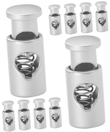 Abaodam 10 pezzi Clip in Metallo per Spiedini Barbecue Fermaspiedini Antiscivolo Resistenti in Ferro Accessori Versatili per Girarrosto e Grigliate all Aperto