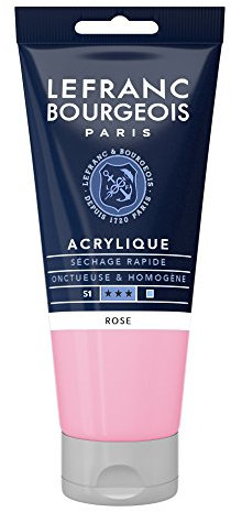Lefranc Bourgeois Fine Acrylic Colore Acrilico, Rosa (Pink), 80 ml