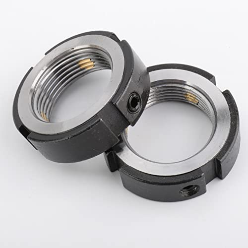 Rundmutter M10 * 1 M12 * 1 M15 * 1 M17 * 1 M20 * 1 M25 * 1,5 Feingewinde-Sicherungsmutter für Kugelumlaufspindel 1605/2005/2505/3205 für CNC-Fräsfräser-M17x1