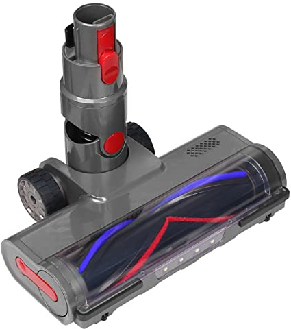 KENVOR Bürste Kompatibel mit Dyson V7 V8 V10 V11 V15 Staubsauger, Eelektrobürste mit Direktantrieb und LED-Leuchten für Hartböden und Parkett