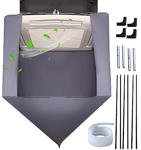 Lavage Pour Climatiseur Couverture Nettoyage Climatiseur Sac Service Étanche Avec Conception Couverture Complète 90 X 95 X 100 X 130 Cm