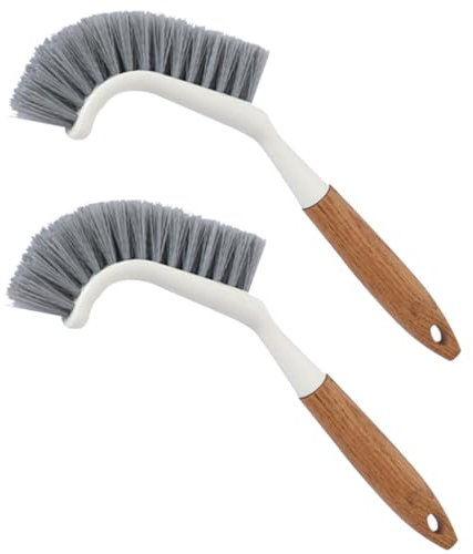 CHILDWEET 2St Reinigungsbürste Bodenbürste Schrubber WC-Bodenbürste bodensaugerbürste badreiniger Reinigungsschrubber Tragbarer Teppichreiniger multifunktionale Badezimmerbürste sauber