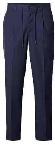 SELETED HOMME SLH190-REG - Pantaloni Leroy Pleat Noos, Sky Captain, S